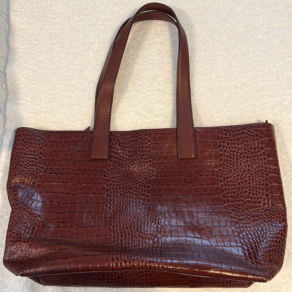 Nordstrom Leather Snakeskin Tote